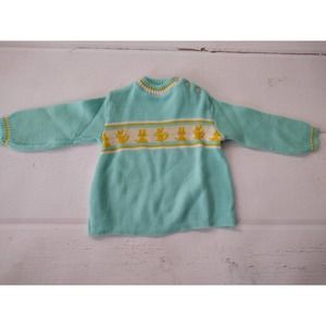 Vintage Novelty Knits Baby Sweater size 18ms